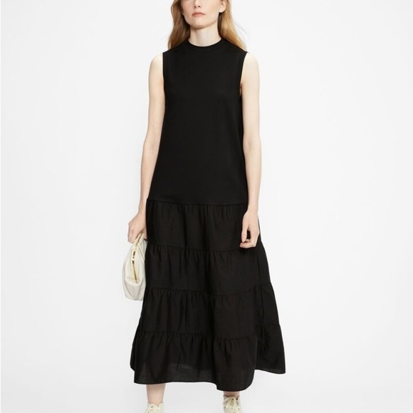 Ted Baker Dresses & Skirts - NEW Ted Baker Viannee Sleeveless Tiered Midi Dress in Black